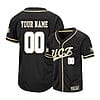Custom UCF Knights Baseball Jersey Name And Number College Black