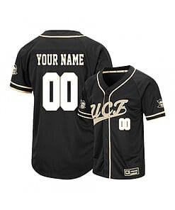Custom UCF Knights Baseball Jersey Name And Number College Black