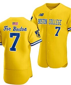 Patrick Roche Jersey Boston College Eagles Baseball Boston Strong 10th Anniversary Gold #7