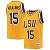 Alisa Williams Jersey #15 LSU Tigers Basketball 2023 NCAA College Retro Gold