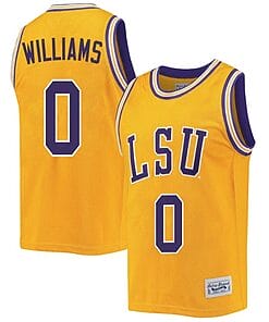 LaDazhia Williams Jersey #0 LSU Tigers Basketball 2023 NCAA College Retro Gold