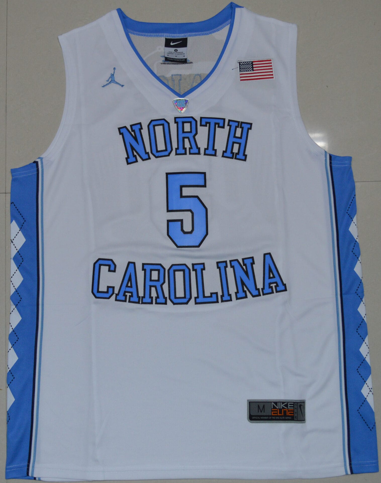 Marcus Paige Jersey #5 North Carolina Tar Heels NCAA Basketball White