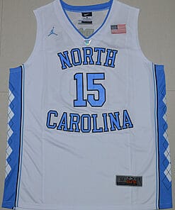 Vince Carter Jersey #15 North Carolina Tar Heels NCAA Basketball White
