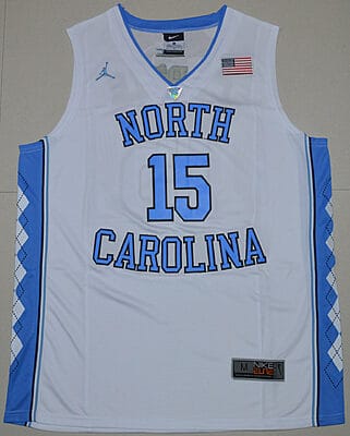 Vince Carter Jersey #15 North Carolina Tar Heels NCAA Basketball White