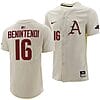 Andrew Benintendi Jersey #16 Arkansas Razorbacks College Baseball Full-Button Natural