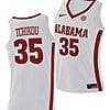 Alex Tchikou Jersey Alabama Crimson Tide College Basketball Replica White #35