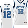 Antonio Reeves Jersey #12 Kentucky Wildcats Basketball Lightweight White