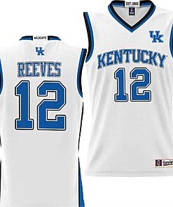 Antonio Reeves Jersey #12 Kentucky Wildcats Basketball Lightweight White