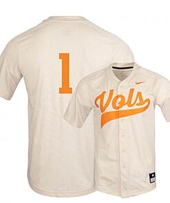 Alerick Soularie Jersey #1 Tennessee Volunteers Baseball NCAA College Elite White Alumni