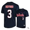 Anthony Servideo Jersey #3 Ole Miss Rebels Baseball NCAA College Black Alumni