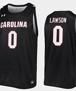 AJ Lawson Jersey #0 South Carolina Gamecocks College Basketball Black Replica