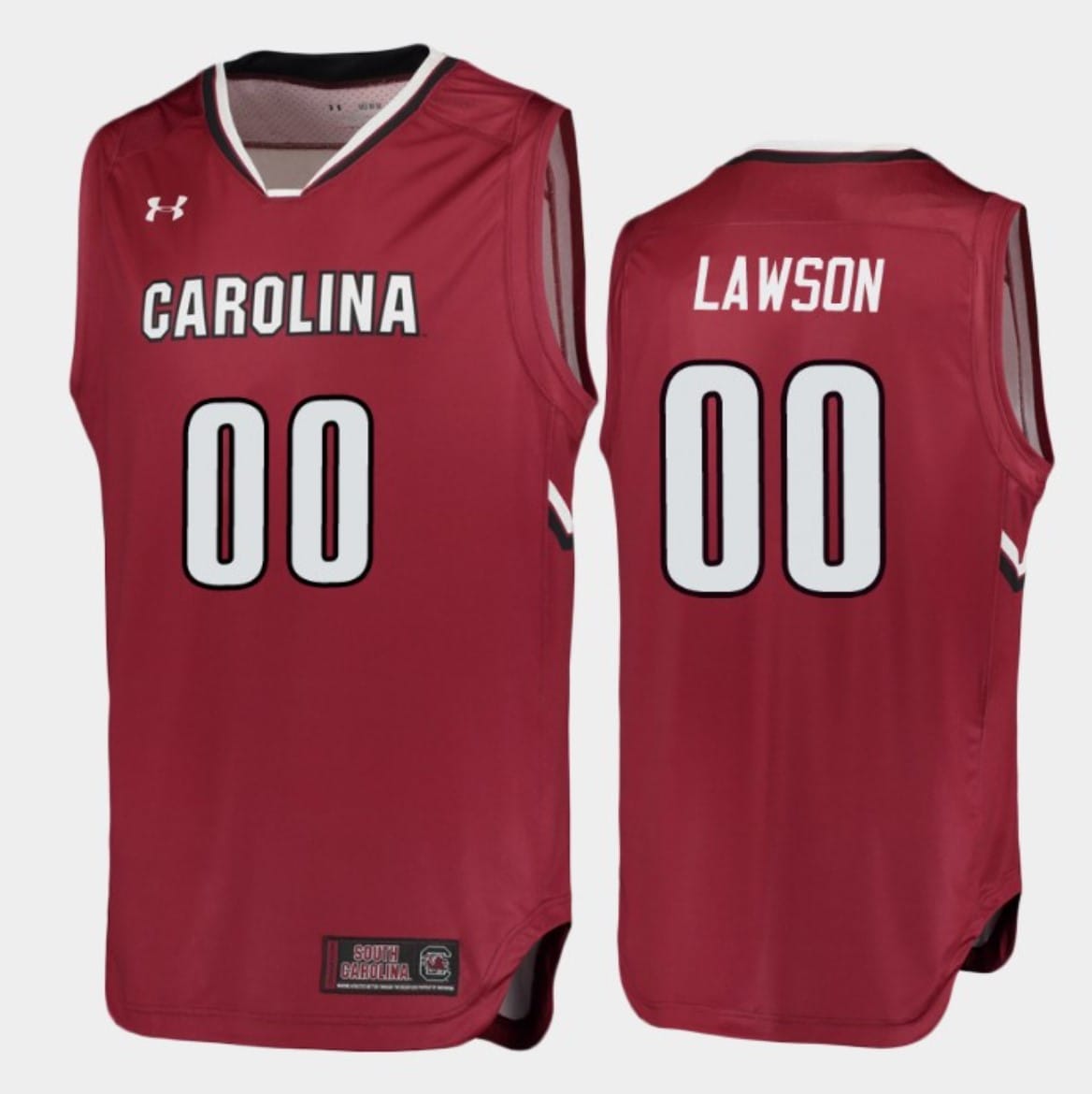 AJ Lawson Jersey #00 South Carolina Gamecocks College Basketball Garnet Replica
