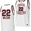 A'ja Wilson Jersey #22 South Carolina Gamecocks Basketball Throwback Replica White