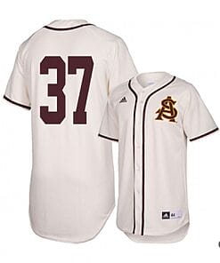 Alex Helmin Jersey #37 Arizona State Sun Devils Baseball NCAA College Alumni White