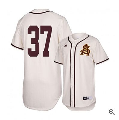 Alex Helmin Jersey #37 Arizona State Sun Devils Baseball NCAA College Alumni White