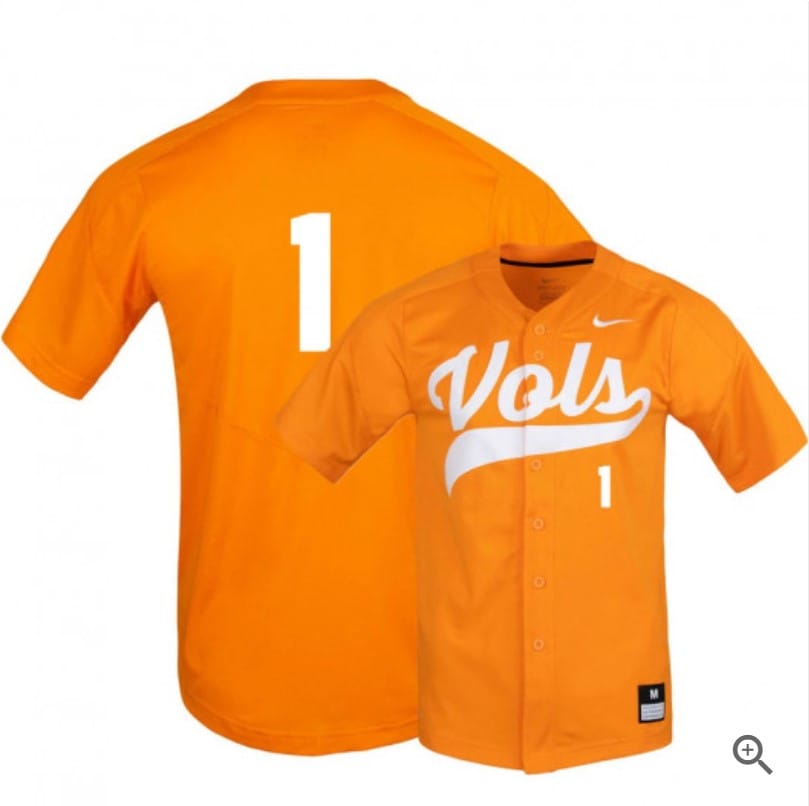 Alerick Soularie Jersey #1 Tennessee Volunteers Baseball NCAA College Elite Orange Alumni