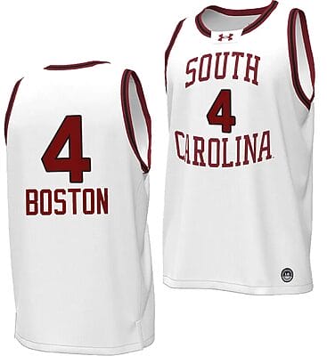 Aliyah Boston Jersey #4 South Carolina Gamecocks Basketball Throwback Replica White