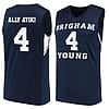 Atiki Ally Atiki Jersey #4 BYU Cougars College Basketball