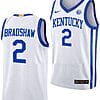 Aaron Bradshaw Jersey #2 Kentucky Wildcats Basketball White Home Classic