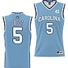 Armando Bacot Jersey #5 UNC Tar Heels NIL College Basketball Lightweight Blue