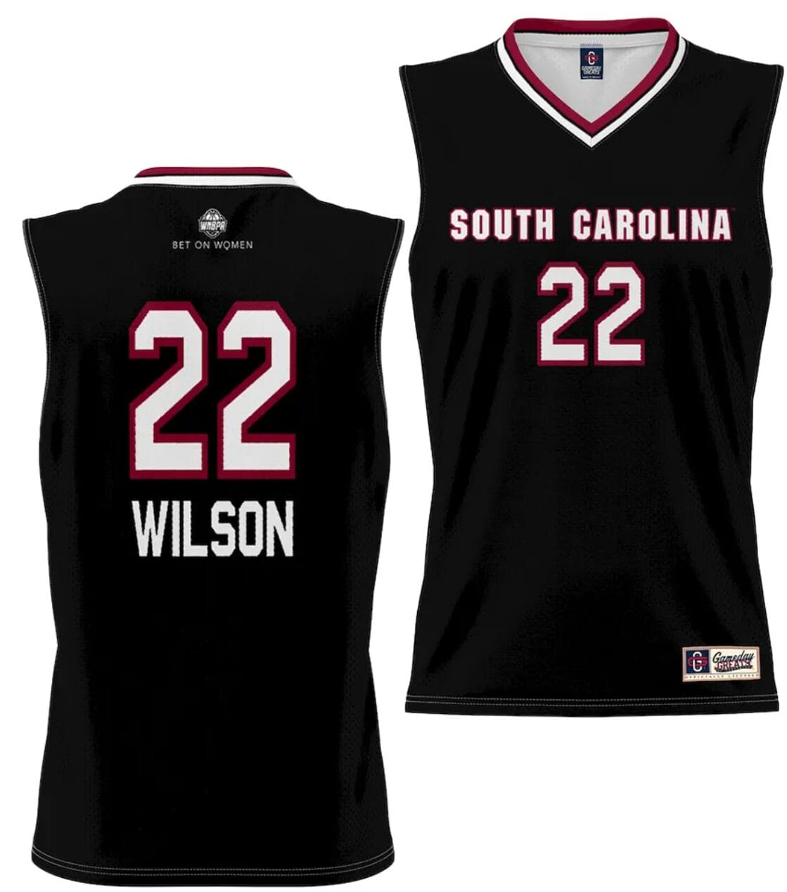Aja Wilson Jersey #22 South Carolina Gamecocks College Basketball Alumni Black