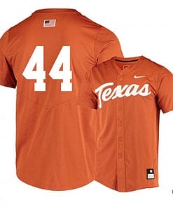 Austin Todd Jersey #44 Texas Longhorns Baseball NCAA College Elite Orange Alumni