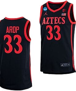 Aguek Arop Jersey San Diego State Aztecs College Basketball 2023 NCAA March Madness Black #33