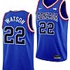 Anton Watson Jersey #22 Gonzaga Bulldogs Throwback Basketball uniform 2023-24 Blue
