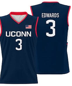 Aaliyah Edwards Jersey UConn Huskies College Basketball Navy #31