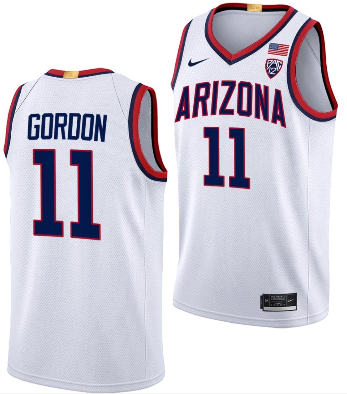 Aaron Gordon Jersey #11 Arizona Wildcats College Basketball Limited White