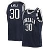 Abe Eagle Jersey #30 Gonzaga Bulldogs College Basketball Navy