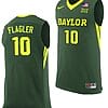 Adam Flagler Jersey #10 Baylor Bears College Basketball Green Replica