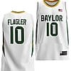 Adam Flagler Jersey #10 Baylor Bears College Basketball Home White