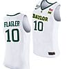 Adam Flagler Jersey #10 Baylor Bears College Basketball White