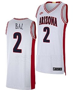 Adama Bal Jersey #2 Arizona Wildcats College Basketball Maui Invitational Champs White