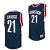 Adama Sanogo Jersey #21 UConn Huskies College Basketball Navy Retro