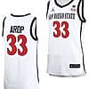 Aguek Arop Jersey San Diego State Aztecs College Basketball Home White #33