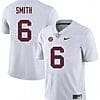 Alabama Crimson Tide #6 DeVonta Smith Jersey College Football White
