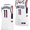 Alex Karaban Jersey #11 UConn Huskies College Basketball Alumni White