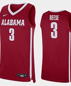 Alex Reese Jersey Alabama Crimson Tide College Basketball Replica Crimson #3