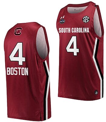 Aliyah Boston Jersey #4 South Carolina Gamecocks College Basketball 2022 March Madness Final Four Wine