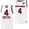 Aliyah Boston Jersey #4 South Carolina Gamecocks College Basketball White