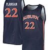Allen Flanigan Jersey #22 Auburn Tigers College Basketball Navy