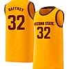 Alonzo Gaffney Jersey Arizona State Sun Devils College Basketball Yellow #32