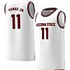 Alonzo Verge Jersey Arizona State Sun Devils College Basketball White #11