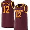 Andre Adams Jersey Arizona State Sun Devils College Basketball Red #12