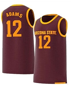 Andre Adams Jersey Arizona State Sun Devils College Basketball Red #12