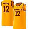 Andre Adams Jersey Arizona State Sun Devils College Basketball Yellow #12