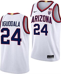 Andre Iguodala Jersey #24 Arizona Wildcats College Basketball Limited White