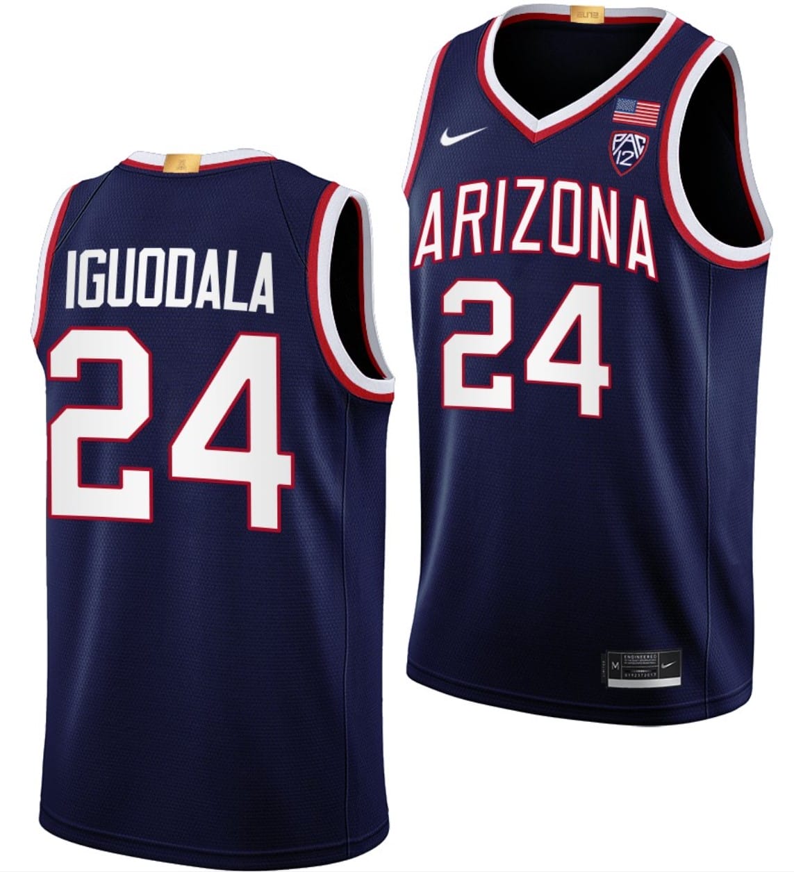 Andre Iguodala Jersey #24 Arizona Wildcats College Basketball Navy
